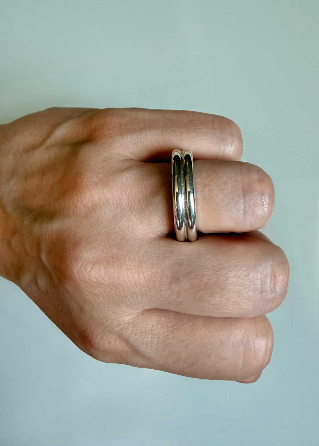 Double Ribbon Band Ring