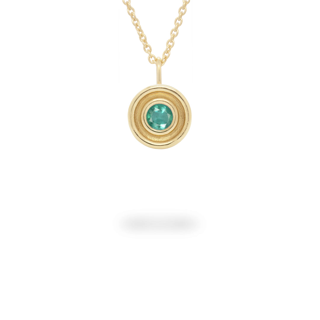 Emerald Flora Necklace