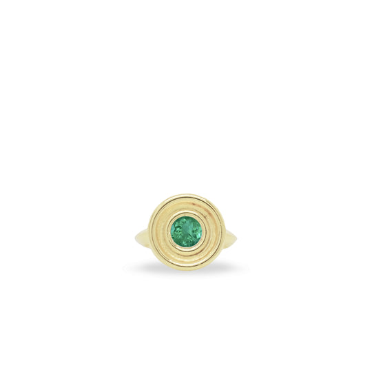 Emerald Flora Ring