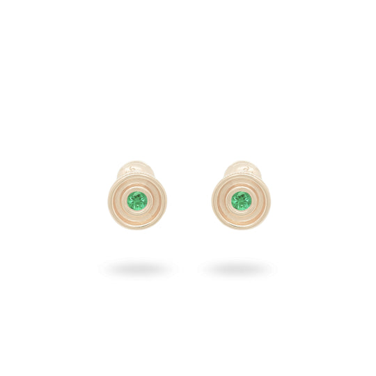 Emerald Flora Studs
