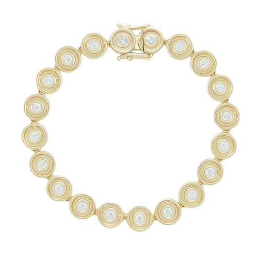 Diamond Flora Tennis Bracelet