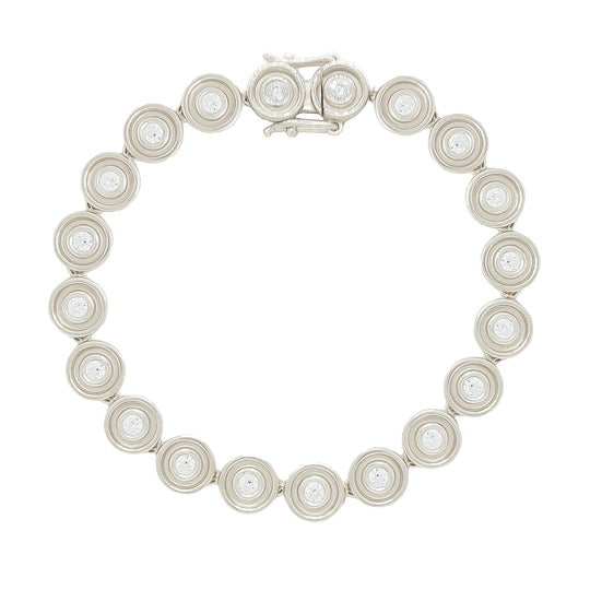 Diamond Flora Tennis Bracelet
