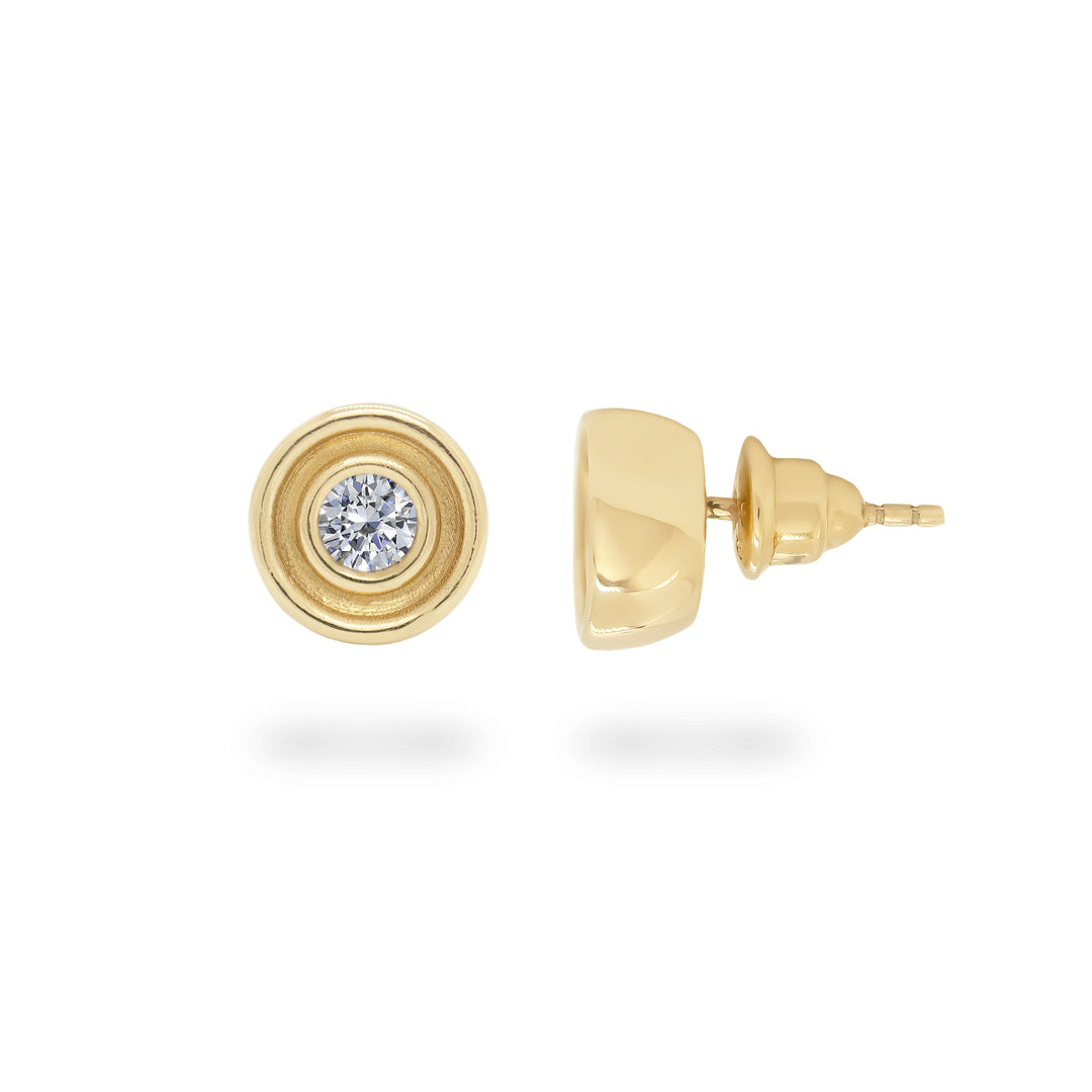 Diamond Flora Studs