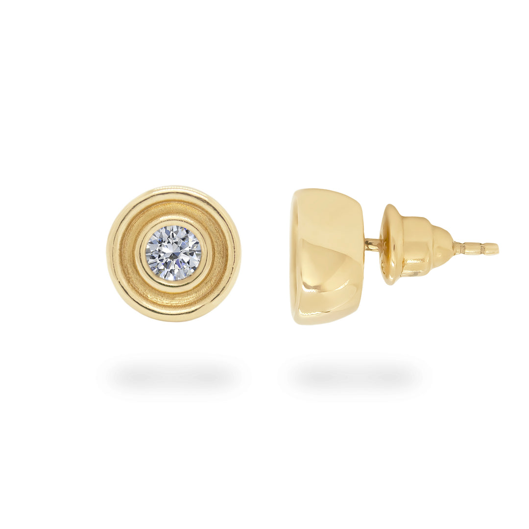 Diamond Flora Studs