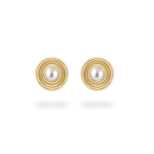 Pearl Flora Studs