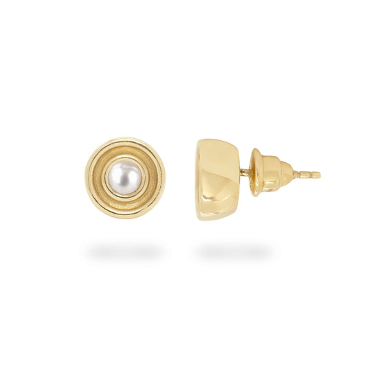 Pearl Flora Studs