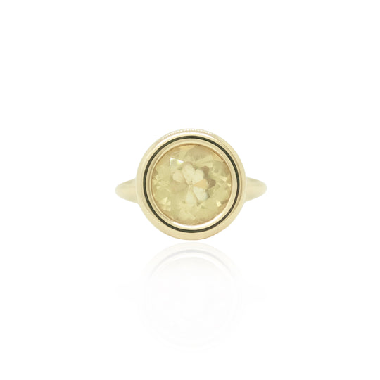 Citrine Large Bud Ring