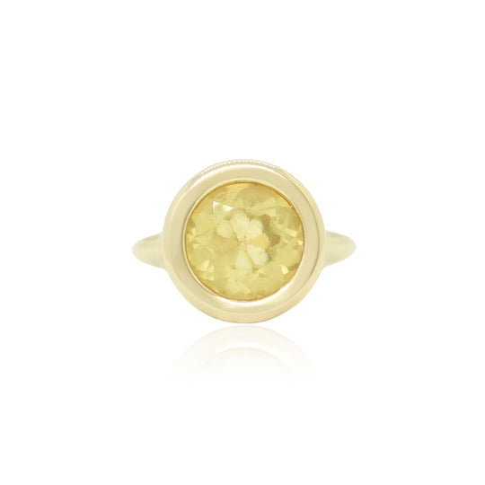 Citrine Large Bud Ring