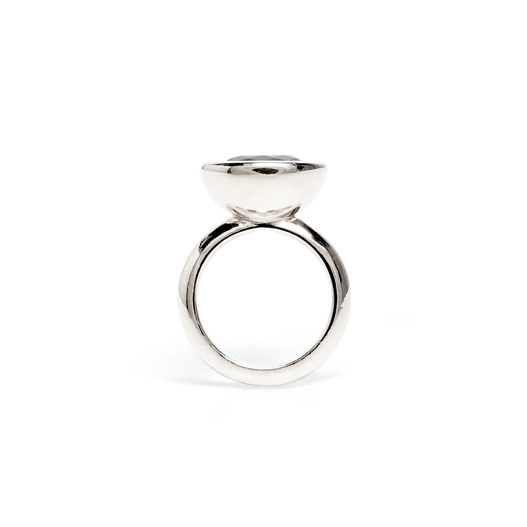 Diamond Oval Bud Ring