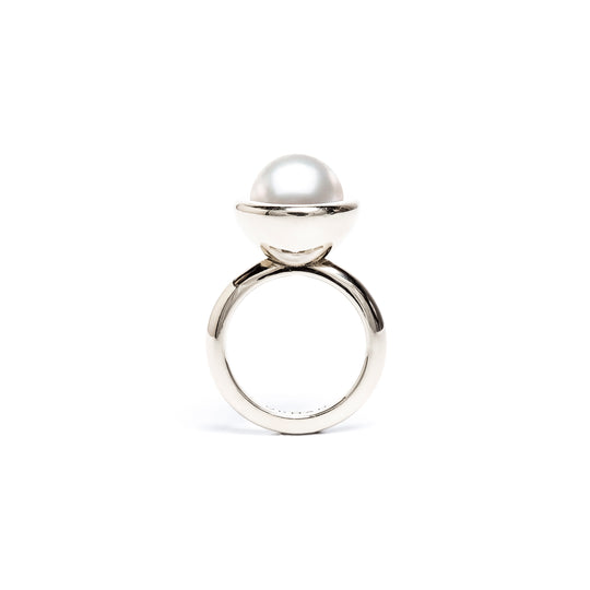 Pearl Large Bud Ring