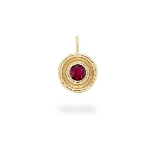 Ruby Flora Pendant