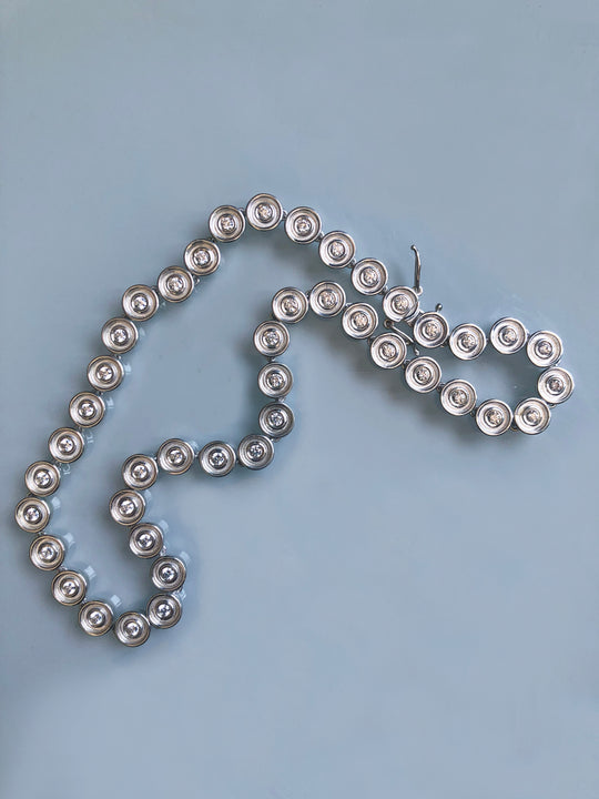 Diamond Flora Tennis Necklace
