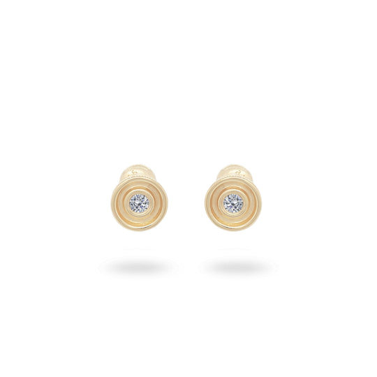 Diamond Flora Studs