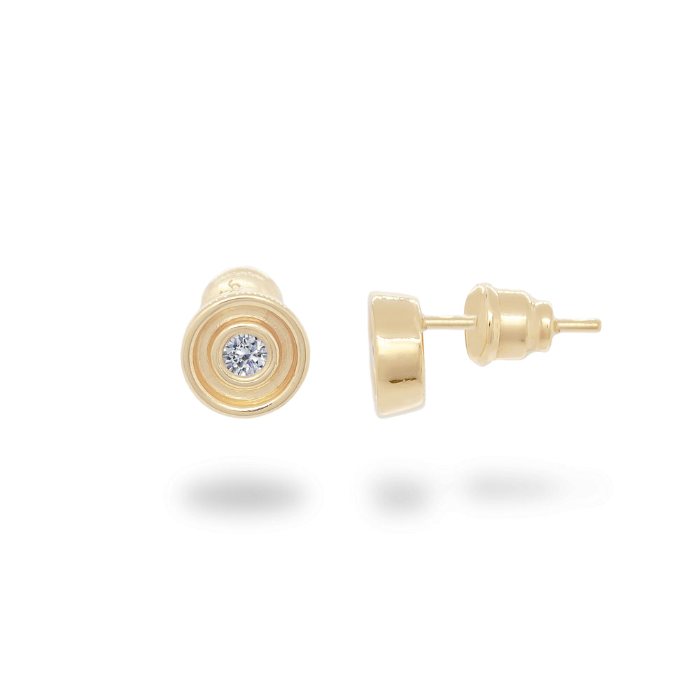 Diamond Flora Studs