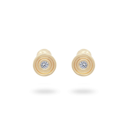 Diamond Flora Studs