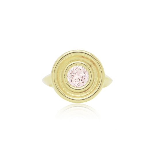 Morganite Flora Ring