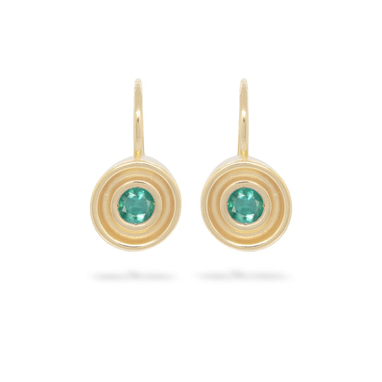 Emerald Flora Earrings