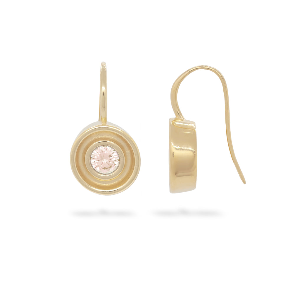 Morganite Flora Earrings