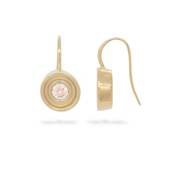 Morganite Flora Earrings