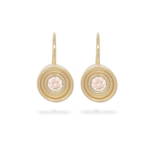 Morganite Flora Earrings