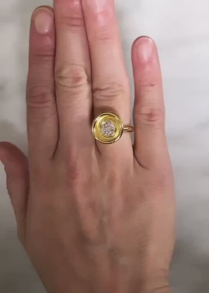 Diamond Solo Ring