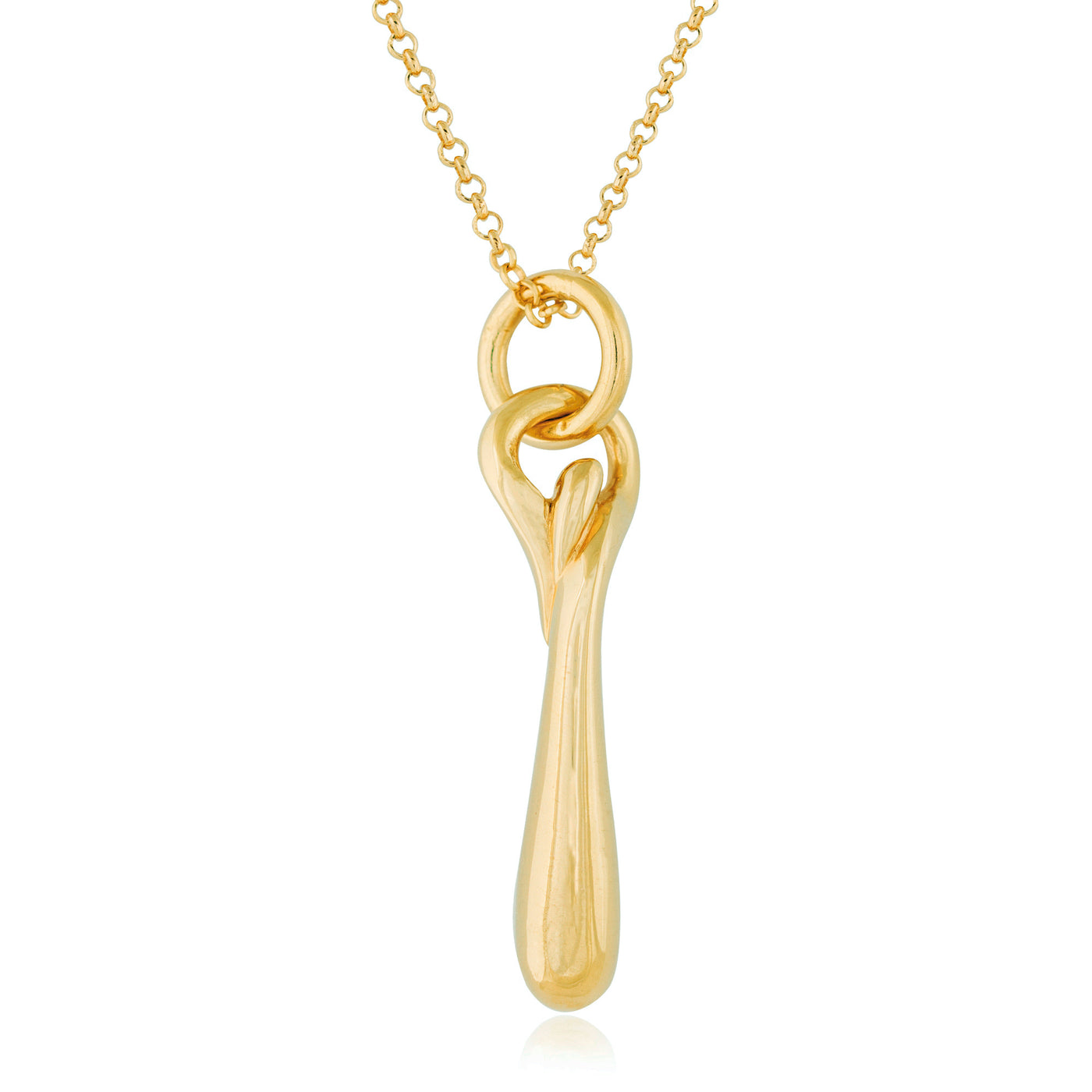 Gold pendant necklace from Atelier ORMAN