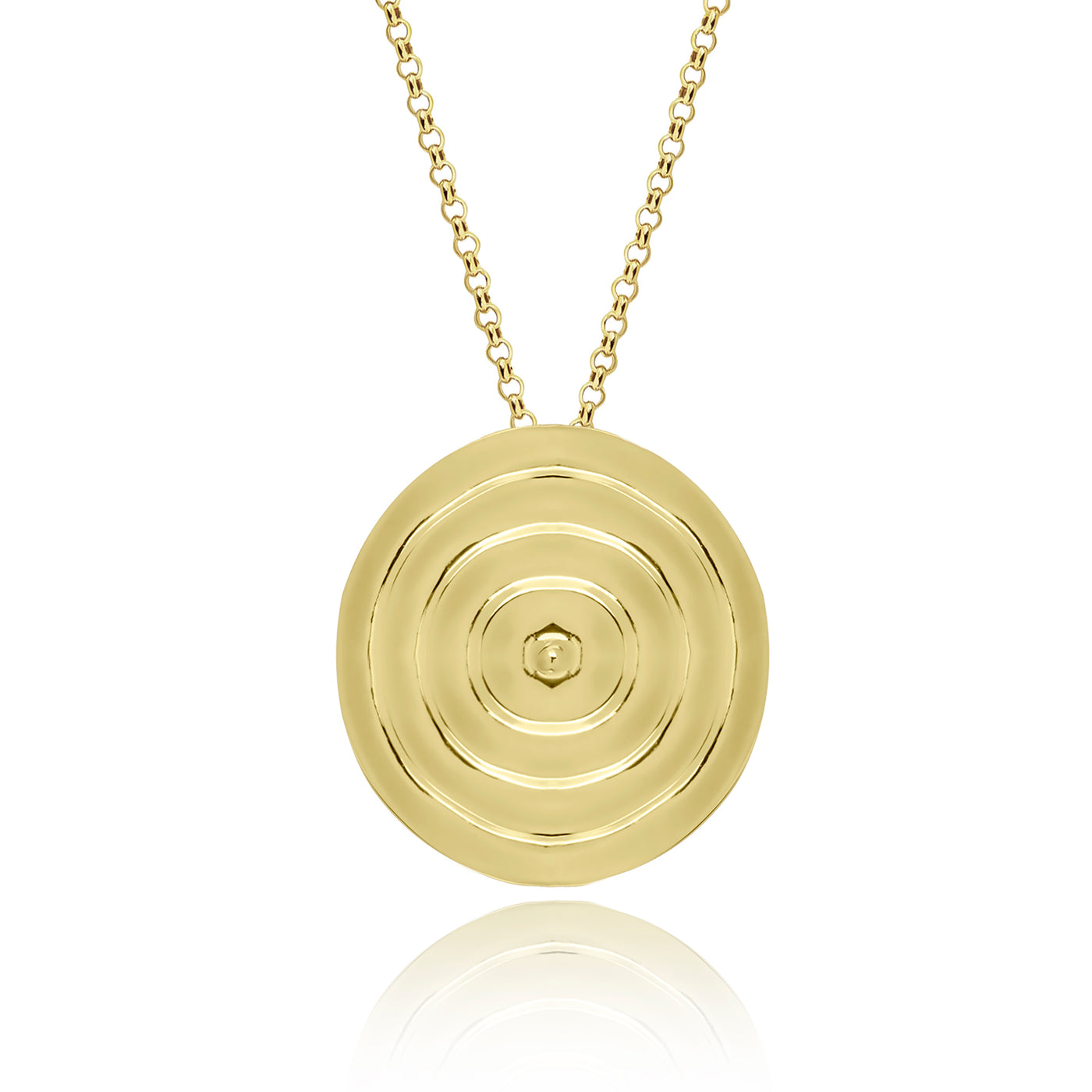 Gold round necklace from Atelier ORMAN