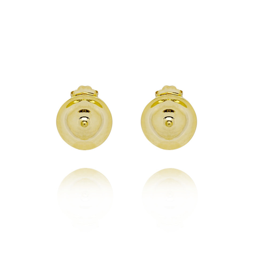 Gold round earrings from Atelier ORMAN