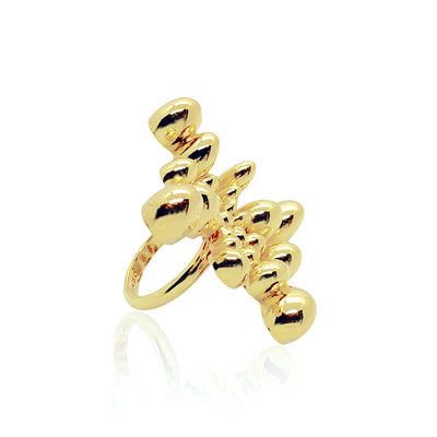 Gold statement ring from Atelier ORMAN