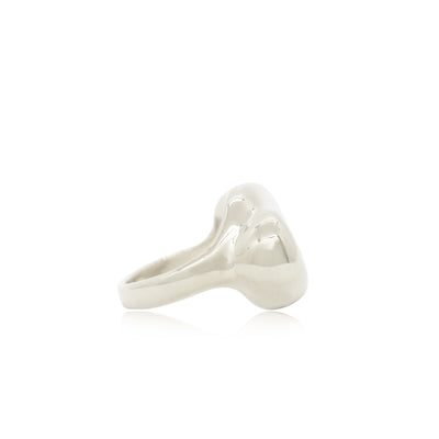 Silver cocktail ring with red garnets from Atelier ORMAN